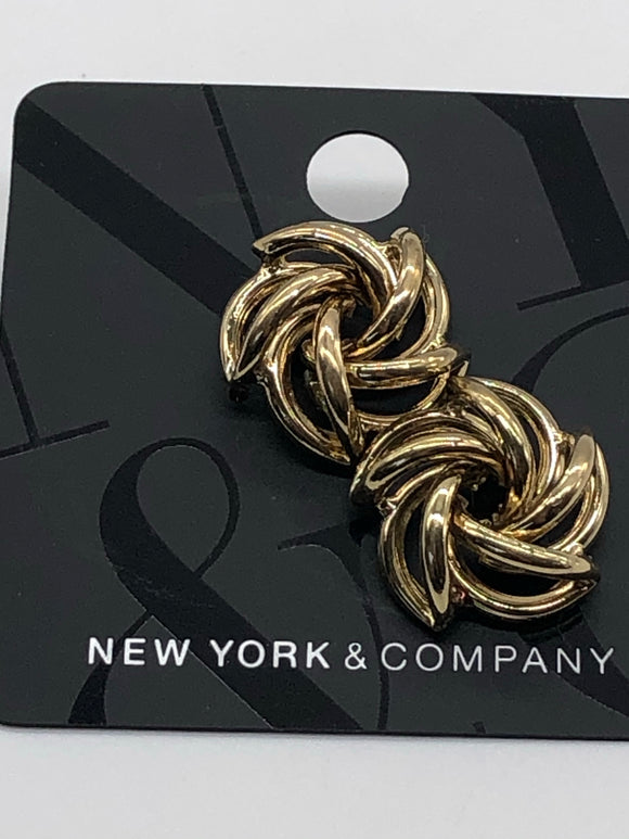 New York & Company Earrings Women’s Gold Tone Stud Earrings