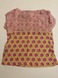 Coney Island Baby Girls Floral Shirt Size 24m Short Sleeves