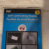Jot Self Laminating sheets 5pcs 1 pack