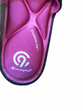 Girls' Valma Sport Memory Foam Slide Sandals - C9 Champion Black Medium 2/3