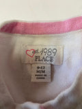 Est 1989 place Baby Girls Size 9-12 Months White Sweater Long Sleeves