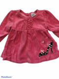 Cutie Pie Baby Girls Size 12 Months Pink Shirt