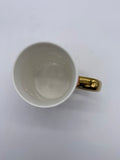 Gold Lined Ceramic Mug Rose Gold