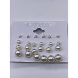 Fashion Jewelry Women’s  Earring Lot  12Pairs White