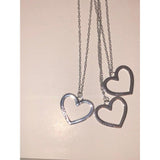 Classic Hearts Friendship Necklace Set 3pcs
