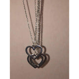Classic Hearts Friendship Necklace Set 3pcs